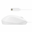 USB-C optical mouse - 1000 DPI - White
