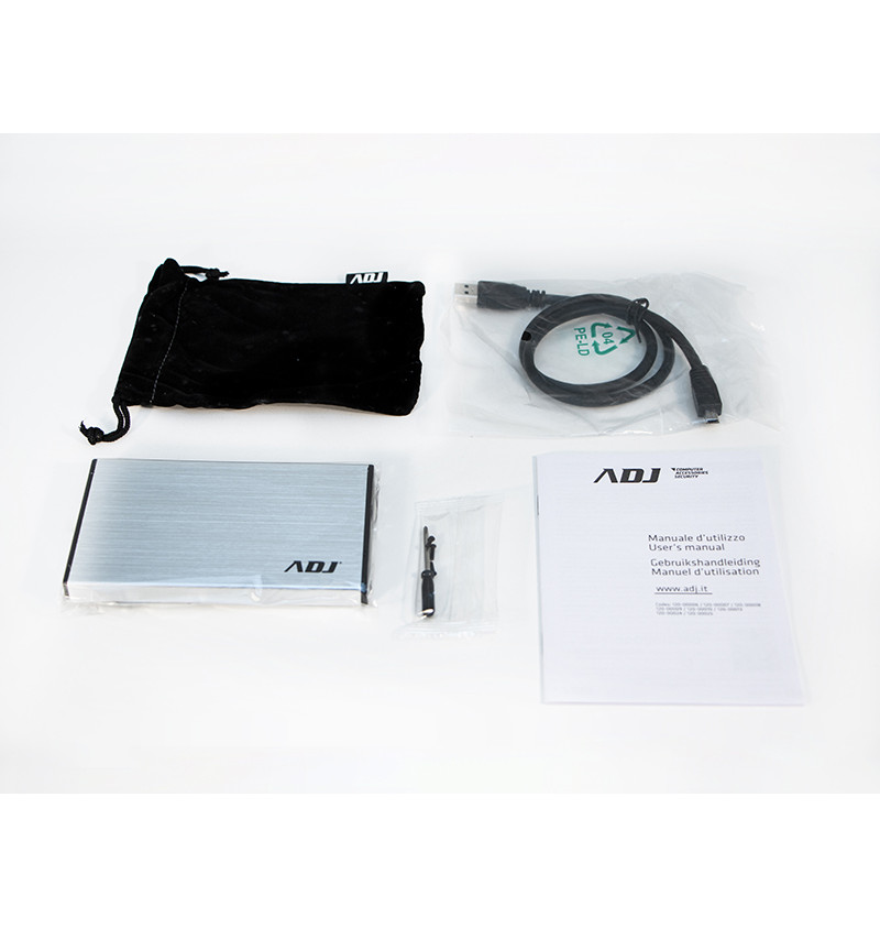 Box 2,5'' ADJ Sata to USB 3,0 Silver
