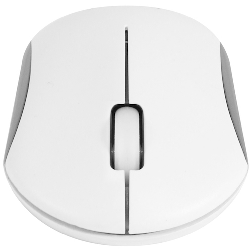 Wireless Optical RF Mouse - 1200DPI - White/Silver