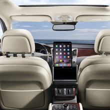 Car seat headrest mount - Alu - iPad/tablet