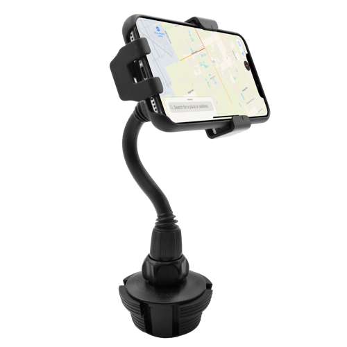 Car cup holder mount with gravity phone holder