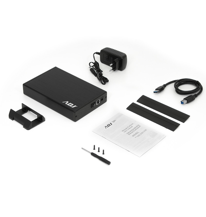 Box 3,5'' ADJ Sata to USB 3,0 zwart