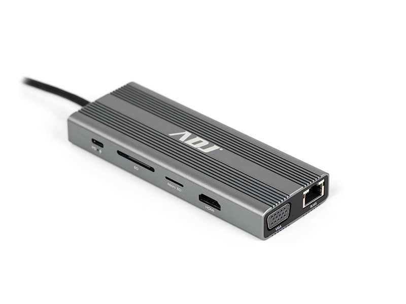 USB-C HUB DOCK ADJ - 12 in 1 