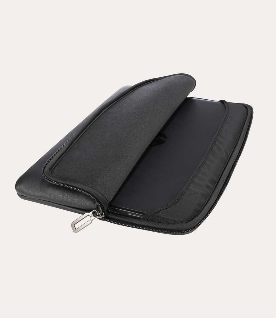 PU Leather Sleeve for notebook 15.6''-MacBook Pro 16”- Black