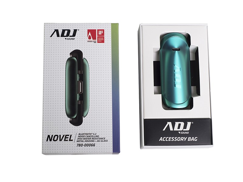 Ear Buds Bluetooth Novel ADJ - Noise Canceling -Green