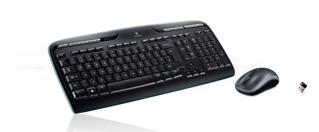 Logitech MK330 Wireless Kit- Multimedia  Keyboard + Mouse - AZERTY