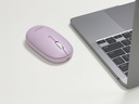 Rechargeable Bluetooth optical mouse - Purple
