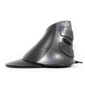 ADJ Shark Ergonomic Mouse - 1600DPI - USB - Black/Grey