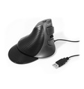 ADJ Shark Ergonomic Mouse - 1600DPI - USB - Black/Grey