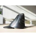 ADJ Shark Ergonomic Mouse - 1600DPI - USB - Black/Grey