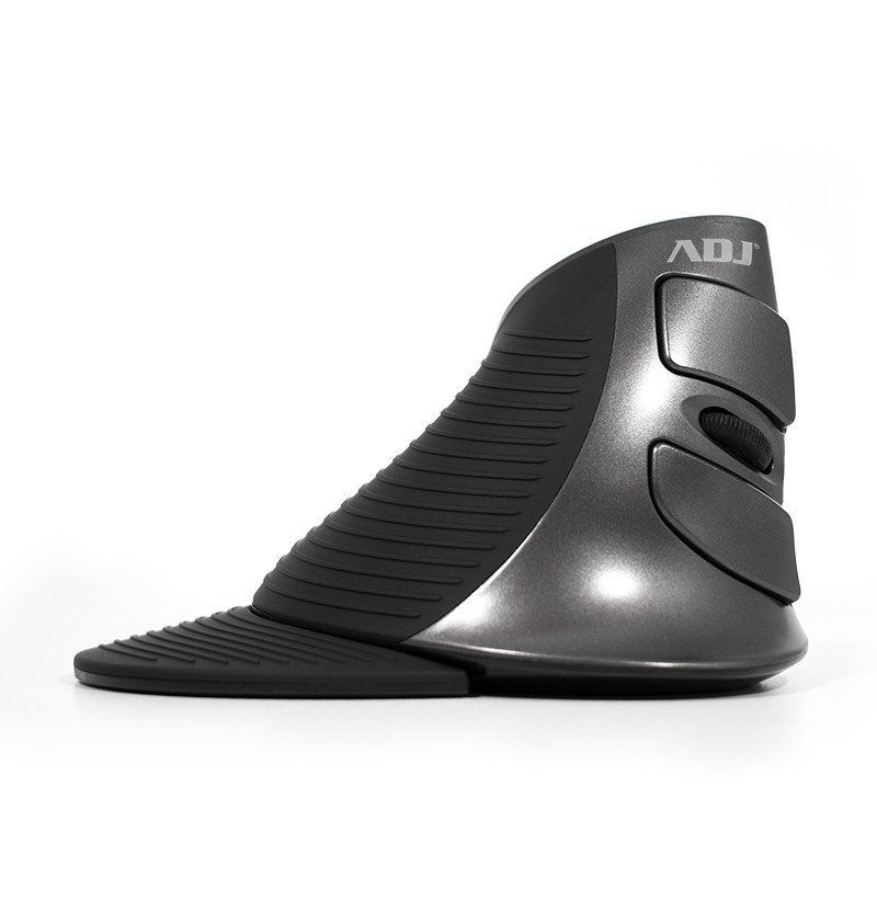 ADJ Shark Ergonomic Mouse - 1600DPI - Wireless - Black/Grey