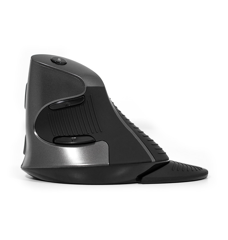 ADJ Shark Ergonomic Mouse - 1600DPI - Wireless - Black/Grey