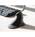 ADJ Shark Ergonomic Mouse - 1600DPI - Wireless - Black/Grey