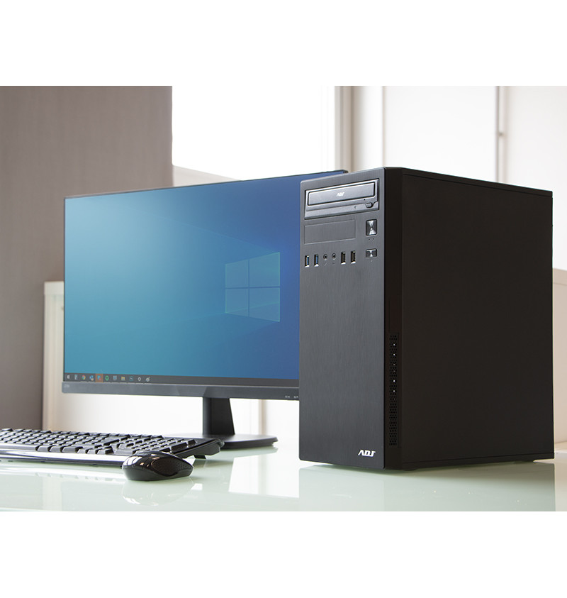 Case ADJ Revenant Black - PSU Included - Micro ATX & ATX