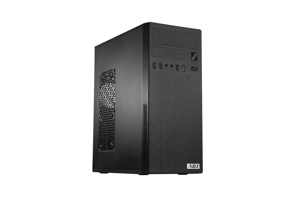 Case ADJ Revenant Black - PSU Included - Micro ATX & ATX 