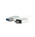 Hub USB 3/USB C Multiport - 3 x USB 3.1 + RJ45 incl adap