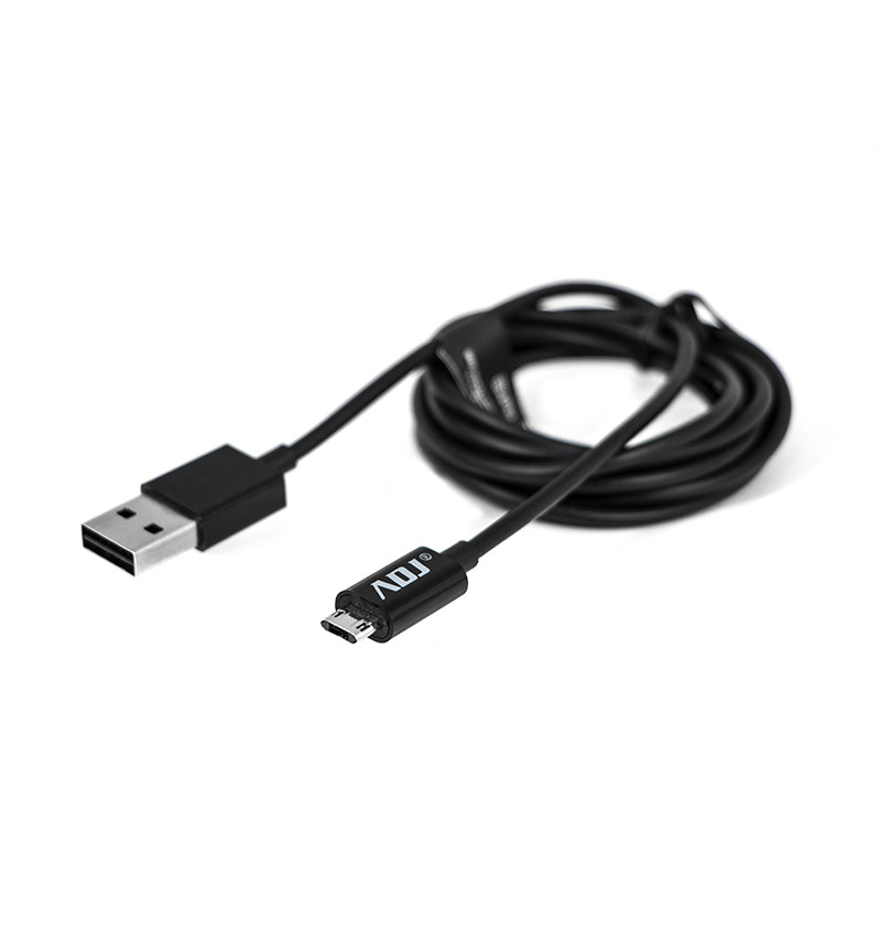 Reversible Micro USB Cable - 1.5m - Black