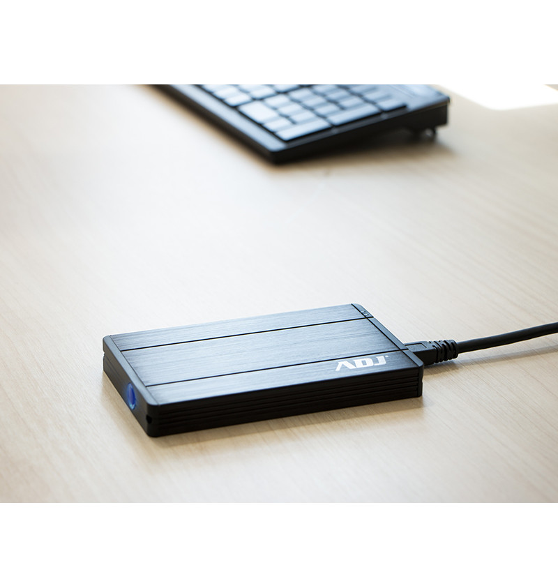 Box 2,5'' ADJ Sata to USB 3,0 zwart