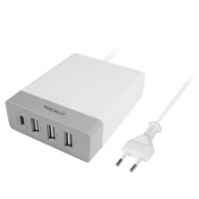 72W 4 port USB-C/USB-A wall charger - EU