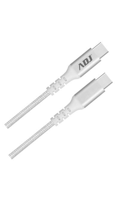 [110-00116] USB Type C 2.0 60 Watt Cable -  compatible with Apple / Android - 1.5 m - White