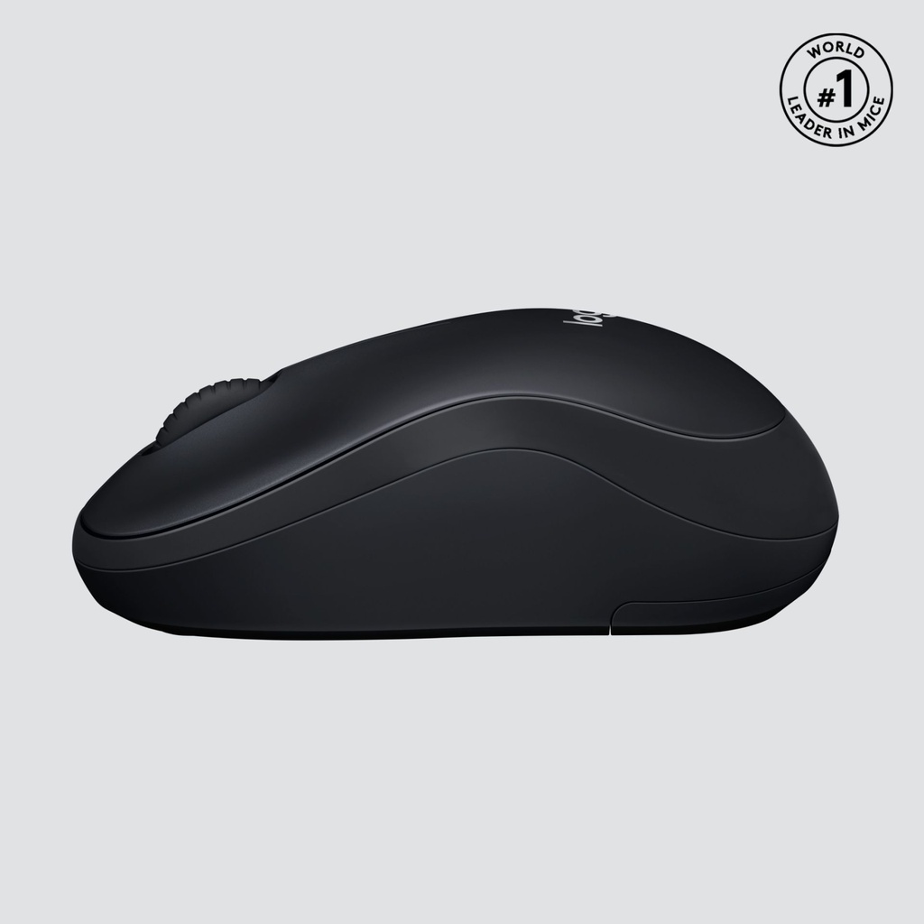 [910-004878] Logitech M220 Silent Touch Mouse - Wireless - Black