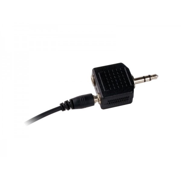 Audio Adapter 3,5 mm / 2 x 3,5 mm  - M/F - BLISTER 