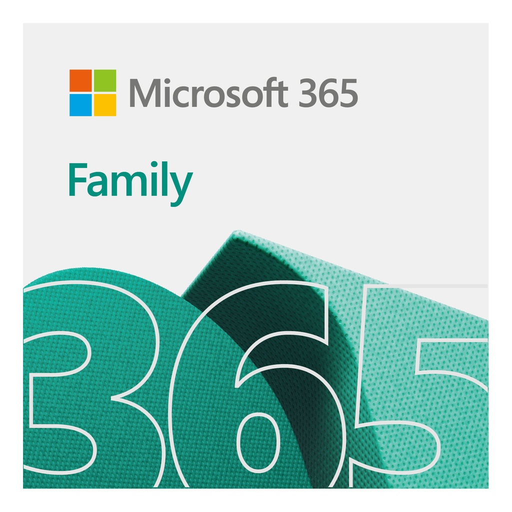 Microsoft 365 Family - 6 PC / MAC, 1 Year - Eurozone
