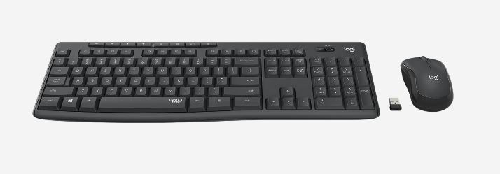Logitech MK295 Wireless Kit- Silent Touch -  Keyboard + Mouse - AZERTY