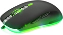 Acer USB Gaming Mouse 1100 - Rubber Coating ABS - 4 Multicolor Led Effect