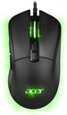 Acer USB Gaming Mouse 1000 - Rubber Coating ABS - RGB - 10 Multicolor Led Effects - 10000 DPI - 100 IPS