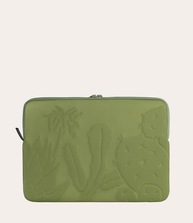 [BFRLVMB15-CTS-V]  Sleeve Reliëf- Cactus- Notebook 14"/ Macbook Air 15"