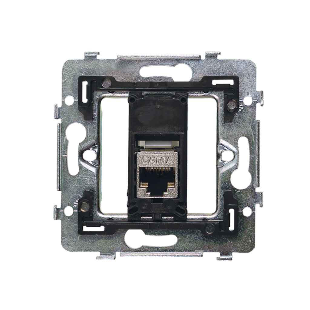 [100-003] WORJ45 Wanddoos RJ45, Cat6A afgeschermd, Niko geschikt