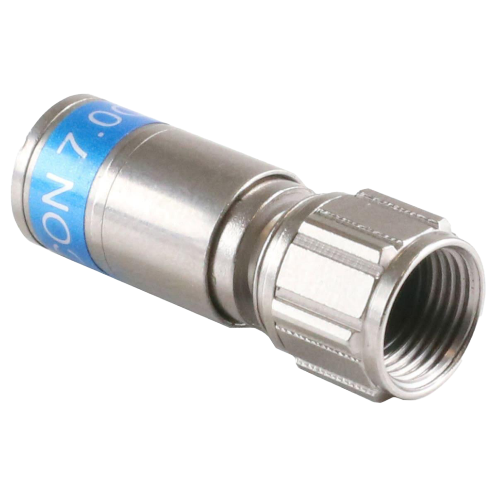 [200-001] F-CONNECTOR TRI PE6 F-connector TRI-PE6 compressie