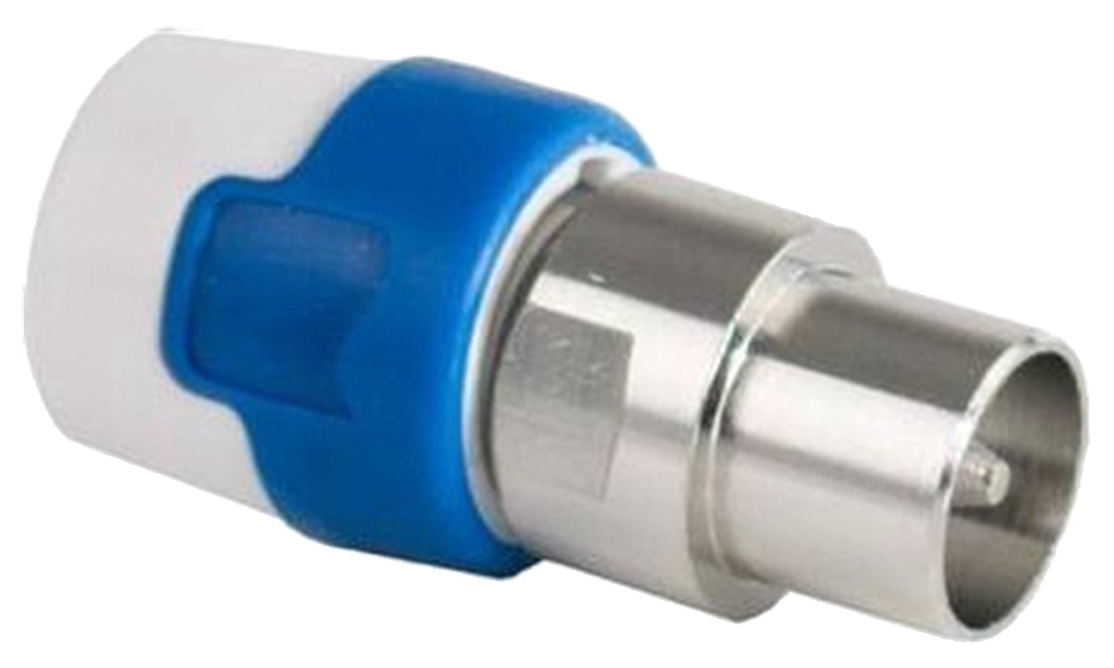 [200-025] KOS 5 Rechte IEC male connector 4G proof, klasse A++