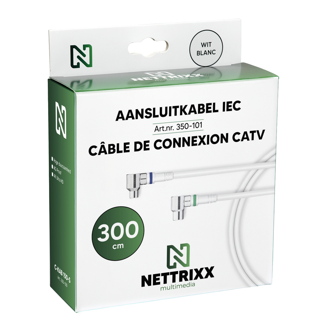 [350-101] C-KAB 300-S Aansluitkabel IEC 3 m 4G proof Shop