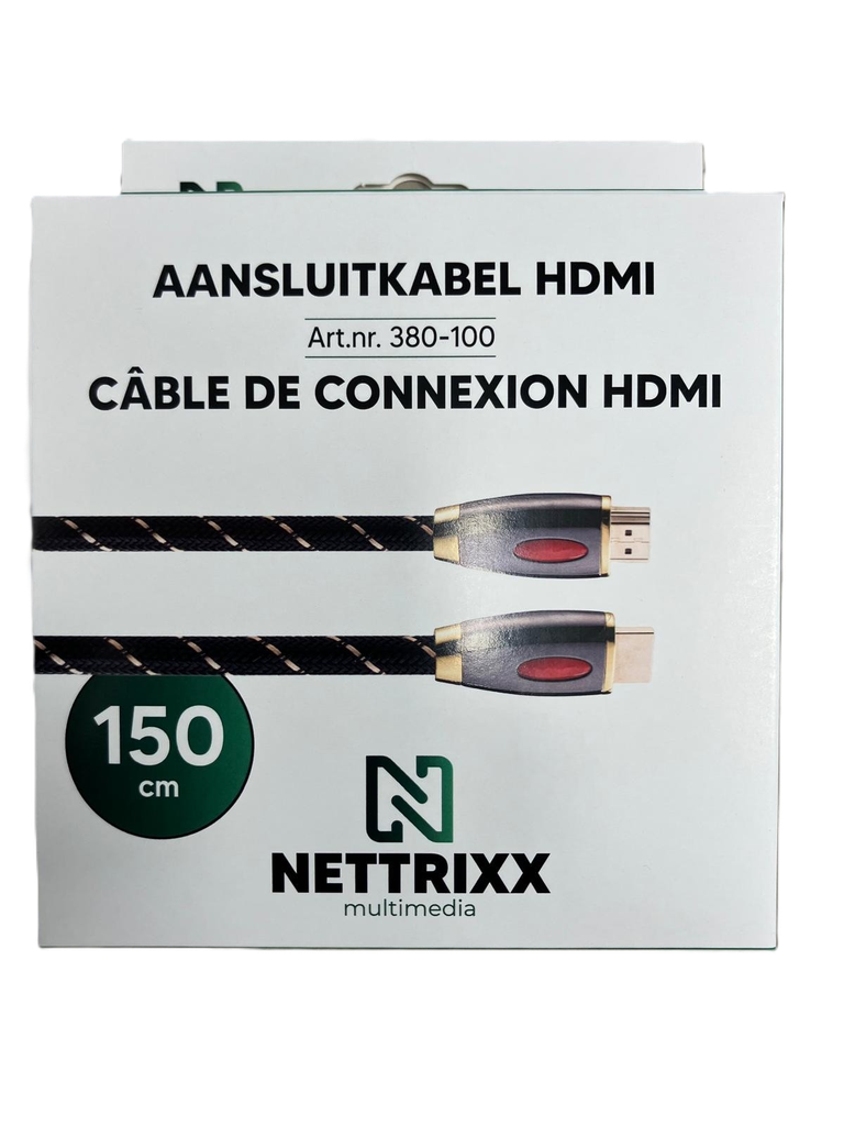 [380-100] HDMI-KAB8K150-S Premium HDMI aansluitkabel, 1,5m, 8K, Ethernet 2,1, Metalen Plugs,shop