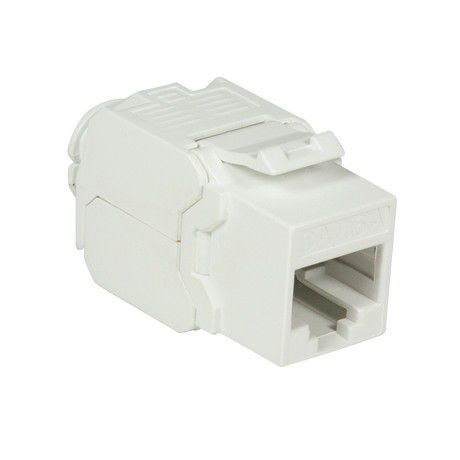 CAT6A UTP KS180W CAT6A UTP Data Keystone 180° Wit - 10st