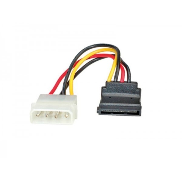 Power Cable ATX 4pin - Sata 15 pin   M/F 10 cm