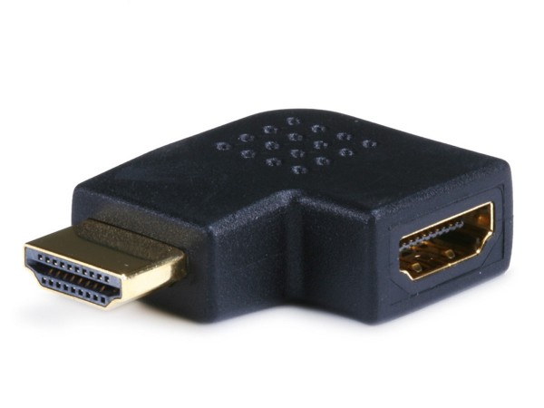 Adapter HDMI /HDMI 90° angle - M/F - BLISTER 