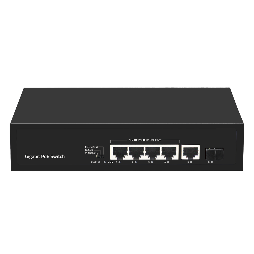 [600-010] UGS-05P 5 Poorts Gigabit Ethernet Switch PoE