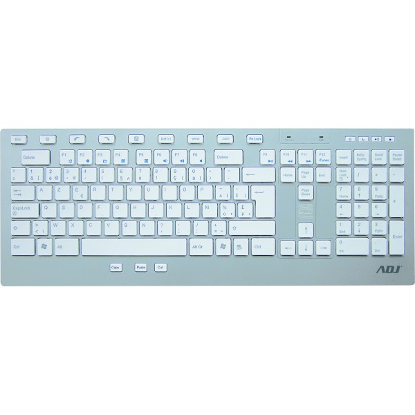 ADJ TW220 Platinum Multimedia Keyboard - Wireless - AZERTY