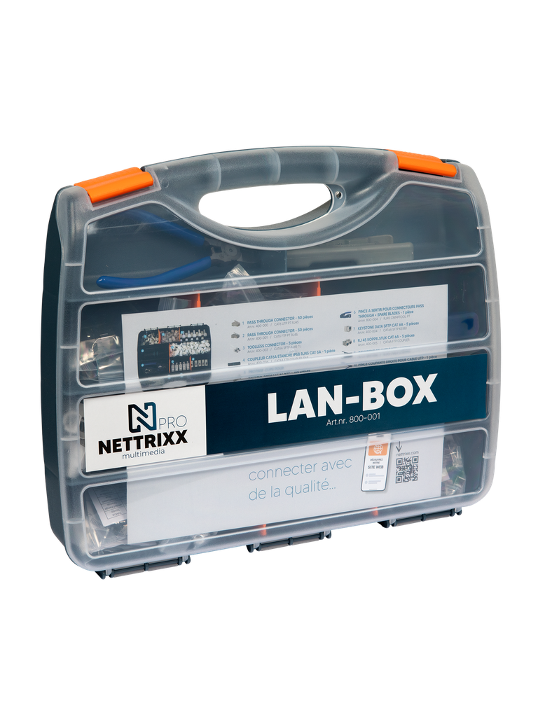 [800-001] LANBOX Connectorkoffer Netwerk