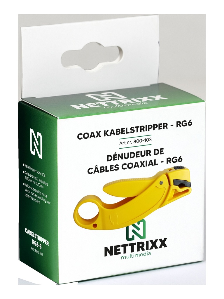 [800-103] CABELSTRIPPER RG6-S Coax kabelstripper RG59/RG6 Shop