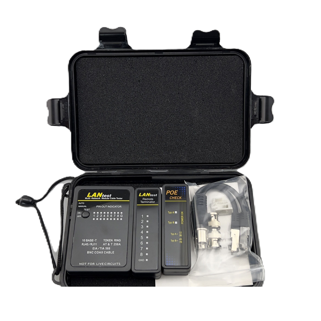 [800-007] RJ45 UTP POE TESTER UTP en PoE Kabeltester
