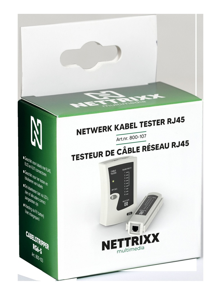 [800-107] RJ45 UTP TESTER-S UTP Kabeltester Shop