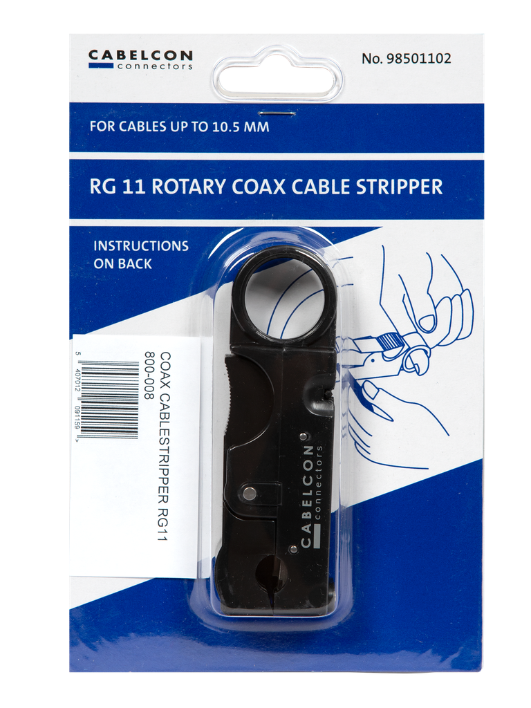 [800-008] COAX CABLESTRIPPER RG11 Coax kabelstripper RG11