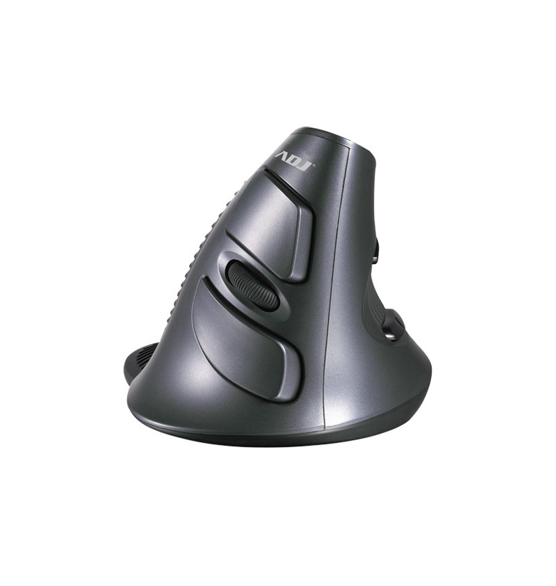 ADJ Shark Ergonomic Mouse - 1600DPI - Wireless - Black/Grey