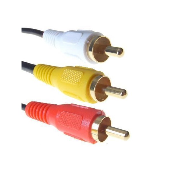 AV Cable - 3 x RCA / 3 x RCA - M/M - 5 m  - BLISTER