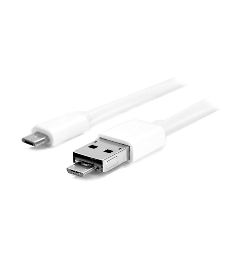 Cable USB to Micro USB - 1M - White