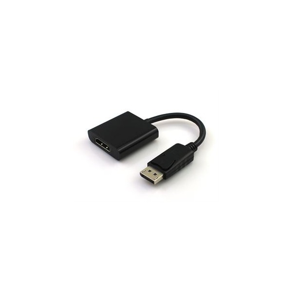 Adapter DisplayPort/HDMI M/F  15 cm Black - BLISTER